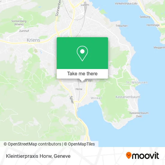 Kleintierpraxis Horw map