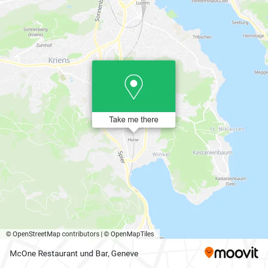 McOne Restaurant und Bar map