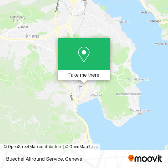 Buechel Allround Service map