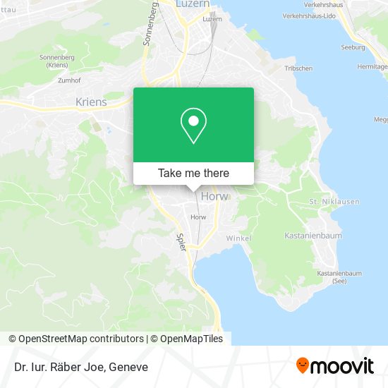 Dr. Iur. Räber Joe map