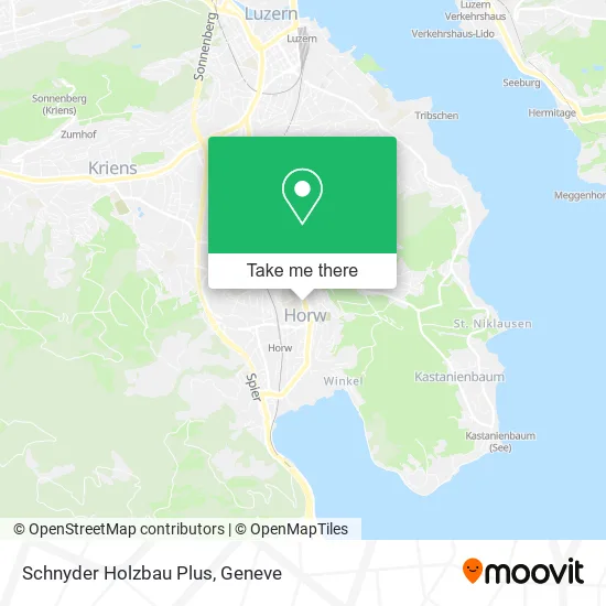 Schnyder Holzbau Plus map