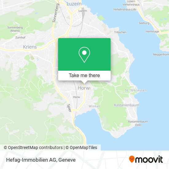 Hefag-Immobilien AG map