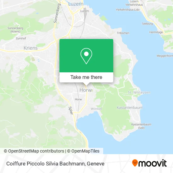 Coiffure Piccolo Silvia Bachmann map