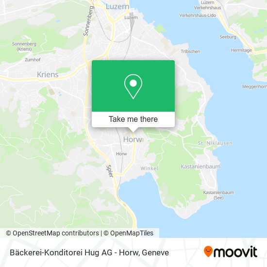Bäckerei-Konditorei Hug AG - Horw map