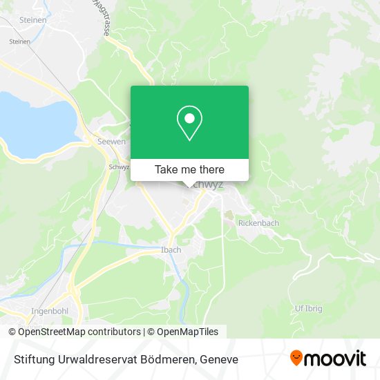 Stiftung Urwaldreservat Bödmeren map