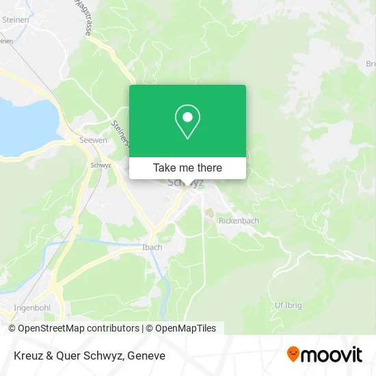 Kreuz & Quer Schwyz map
