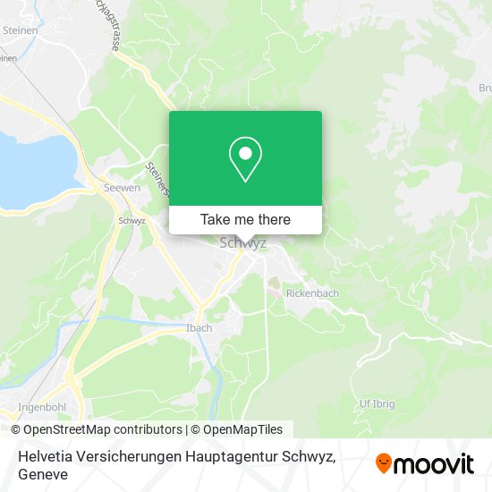 Helvetia Versicherungen Hauptagentur Schwyz map