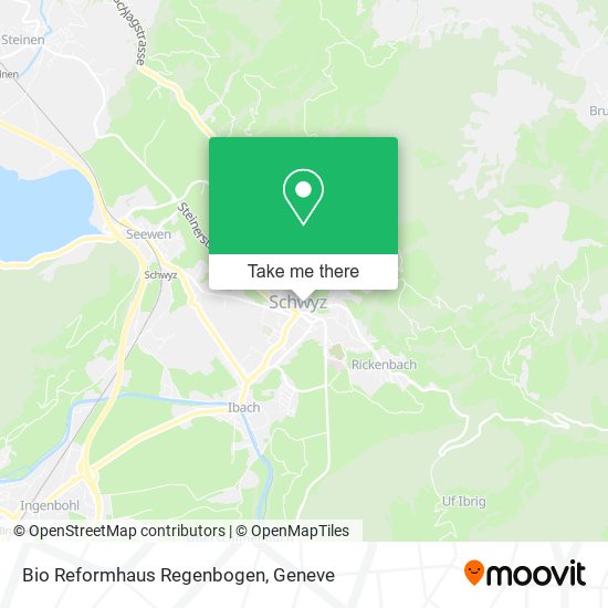 Bio Reformhaus Regenbogen map