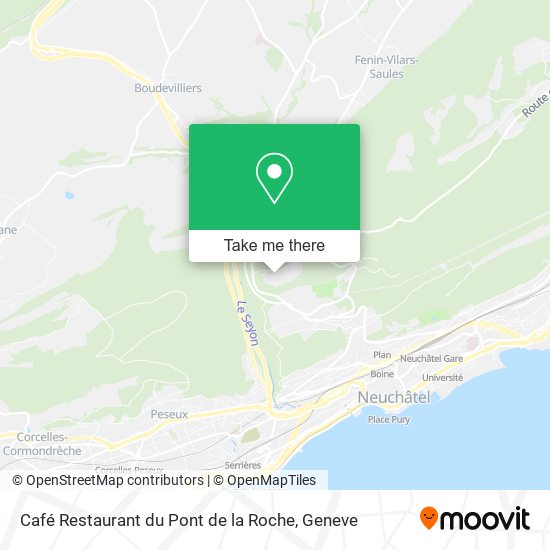 Café Restaurant du Pont de la Roche map