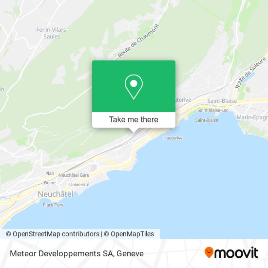 Meteor Developpements SA map