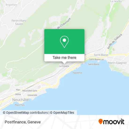 Postfinance map