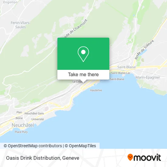 Oasis Drink Distribution map