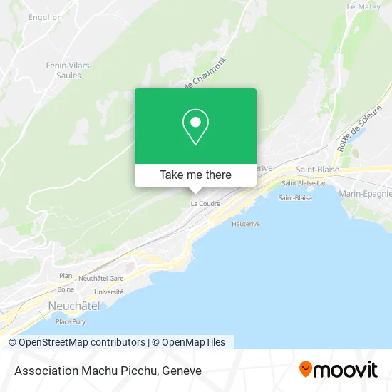 Association Machu Picchu map
