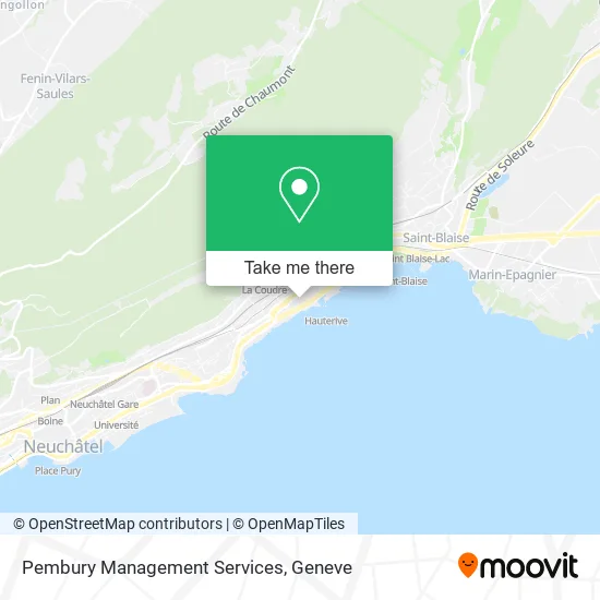 Pembury Management Services map