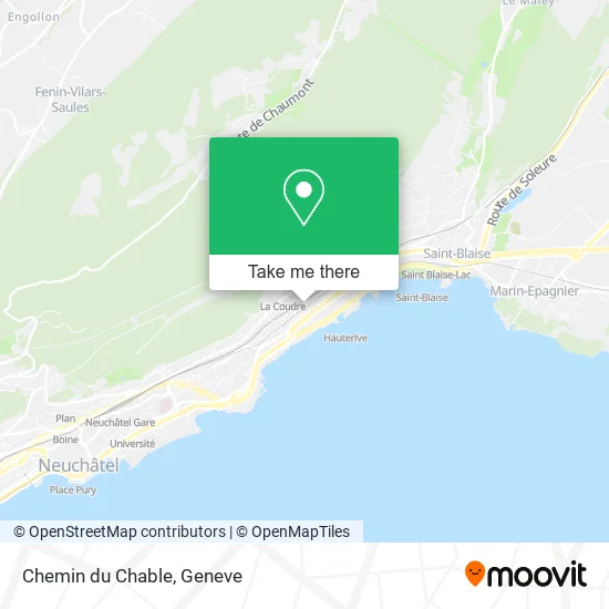 Chemin du Chable map