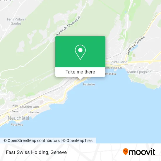 Fast Swiss Holding map