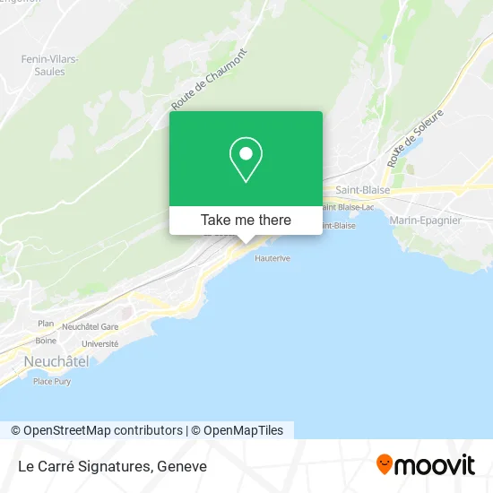 Le Carré Signatures map