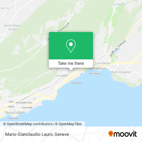Mario Gianclaudio Lauro map