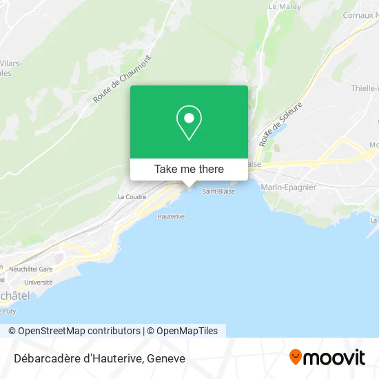 Débarcadère d'Hauterive map