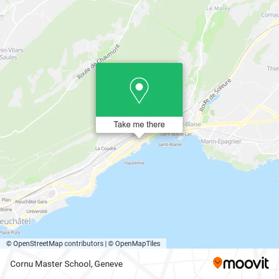 Cornu Master School map