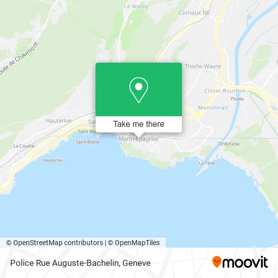 Police Rue Auguste-Bachelin map