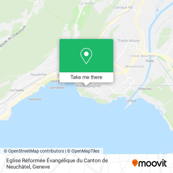 Eglise Réformée Évangélique du Canton de Neuchâtel map