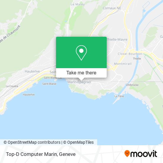 Top-D Computer Marin map