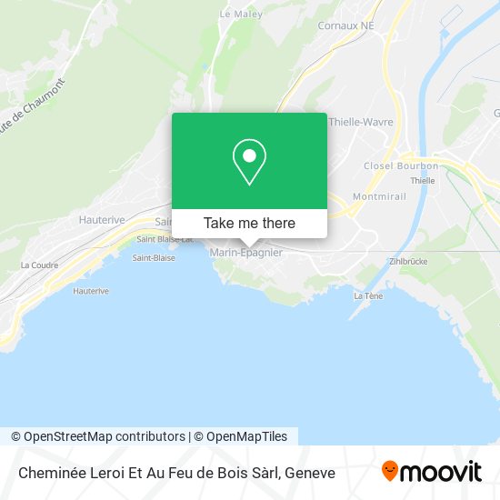 Cheminée Leroi Et Au Feu de Bois Sàrl map
