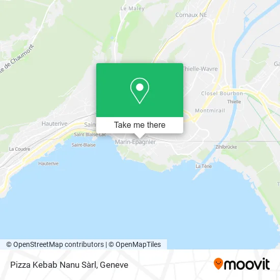 Pizza Kebab Nanu Sàrl map