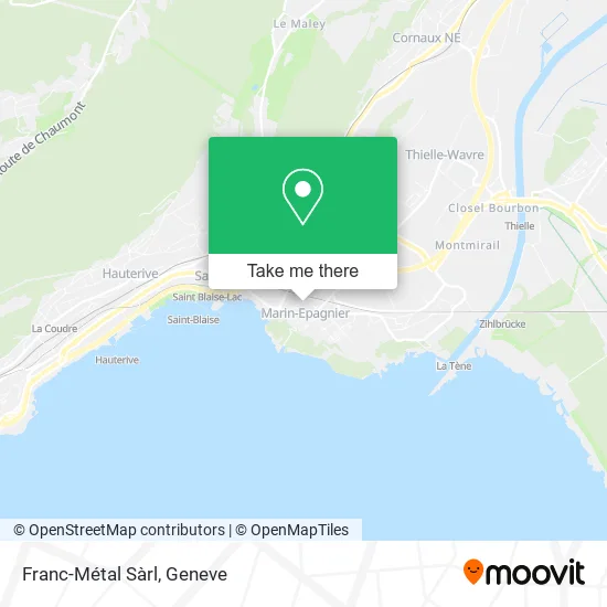 Franc-Métal Sàrl map