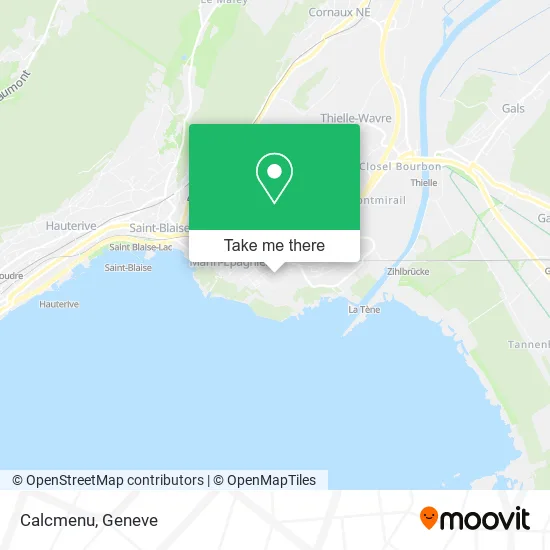Calcmenu map