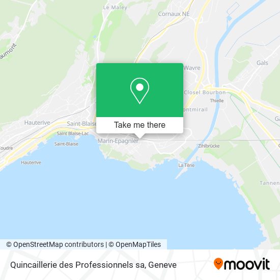 Quincaillerie des Professionnels sa map