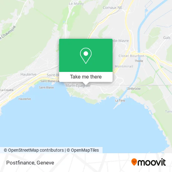 Postfinance map