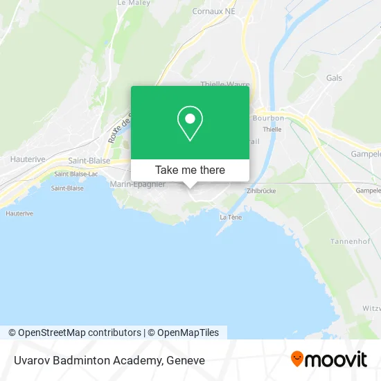 Uvarov Badminton Academy map