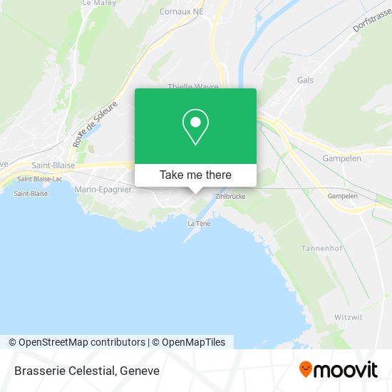 Brasserie Celestial map