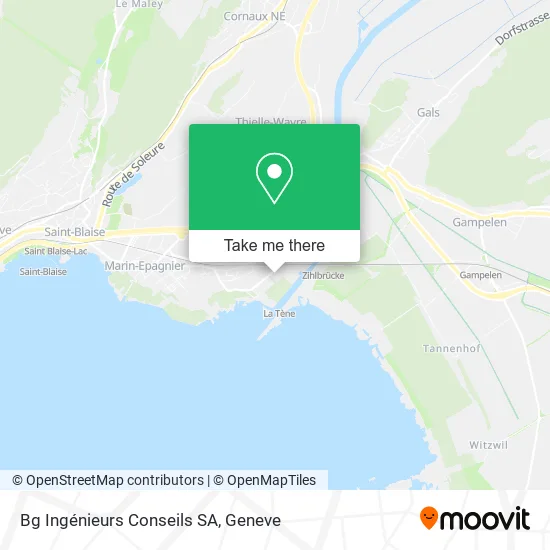 Bg Ingénieurs Conseils SA map