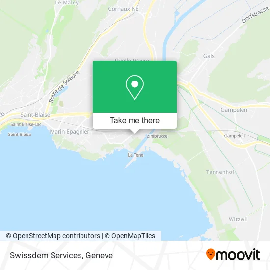 Swissdem Services map