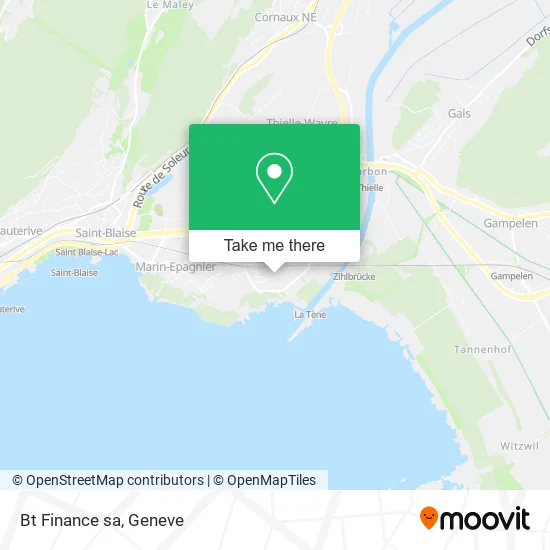 Bt Finance sa map