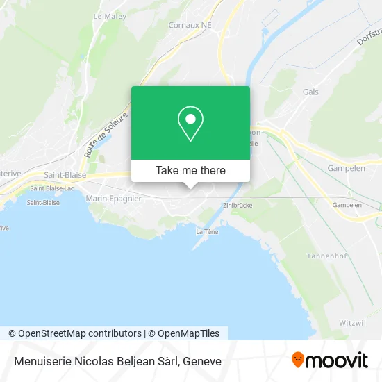 Menuiserie Nicolas Beljean Sàrl map