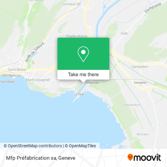 Mfp Préfabrication sa map