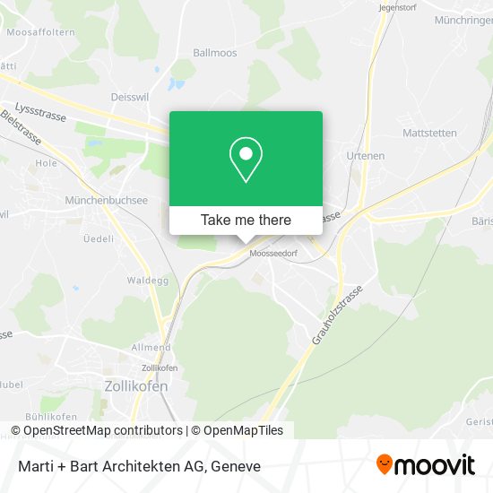 Marti + Bart Architekten AG map