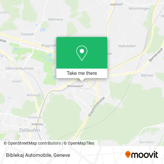 Biblekaj Automobile map