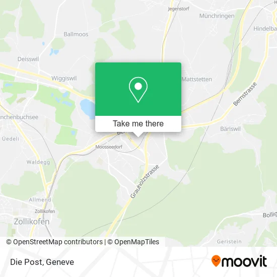 Die Post map