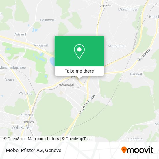 Möbel Pfister AG map