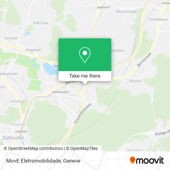 MovE Eletromobilidade map