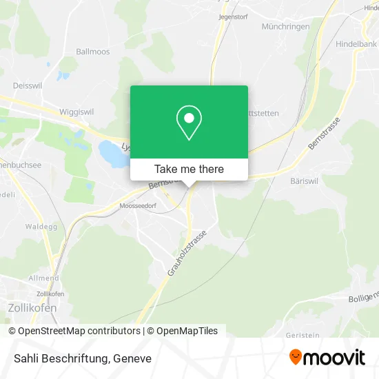 Sahli Beschriftung map