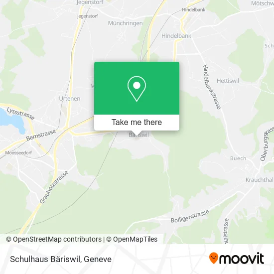 Schulhaus Bäriswil map