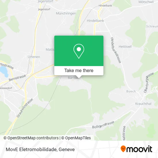 MovE Eletromobilidade map