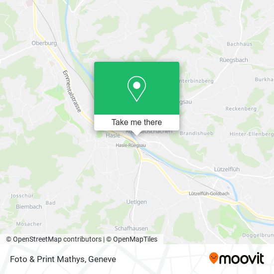 Foto & Print Mathys map