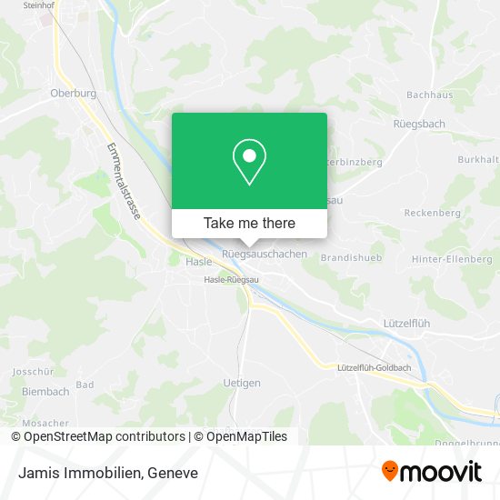 Jamis Immobilien map